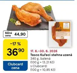 Tesco Tesco Kuřecí stehna uzená nabídka