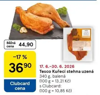 Tesco Tesco Kuřecí stehna uzená nabídka