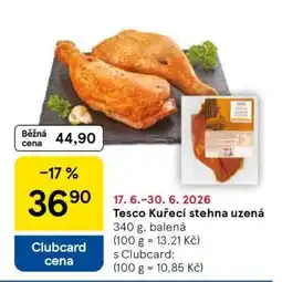 Tesco Tesco Kuřecí stehna uzená nabídka