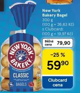 Tesco New York Bakery Bagel nabídka