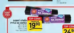 Flop DOBRÝ VÝBĚR PYTLE NA ODPAD 35l,15ks nabídka