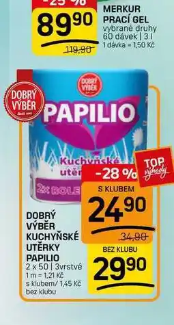Flop PAPILIO 2 x 50 | 3vrstvé nabídka
