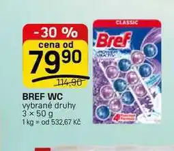 Flop BREF WC vybrané druhy nabídka