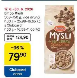 Tesco Emco Mysli, 500-750 g, více druhů nabídka
