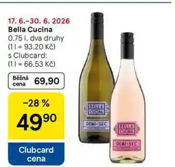 Tesco Bella Cucina, 0.75 l, dva druhy nabídka