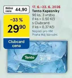 Tesco Tento Kapesníky, 90 ks. 3 vrstvy nabídka