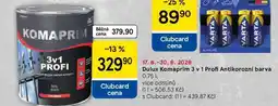 Tesco Dulux Komaprim 3 v 1 Profi Antikorozní barva, 0.75 l, více odstínů nabídka