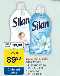 Tesco Silan Aviváž, 64 PD, dva druhy nabídka