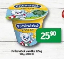 Brněnka Pribináček vanilka nabídka