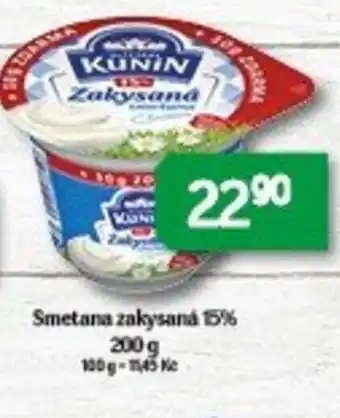 Brněnka Smetana zakysaná 15% nabídka
