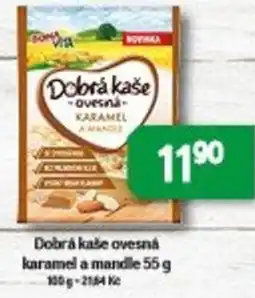 Brněnka Dobrá kaše ovesná karamel a mandle nabídka