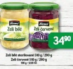 Brněnka Zeli bilé sterilované Zeli červené nabídka