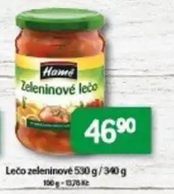 Brněnka Leco zeleninove nabídka