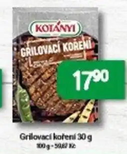 Brněnka Grilovací koreni nabídka
