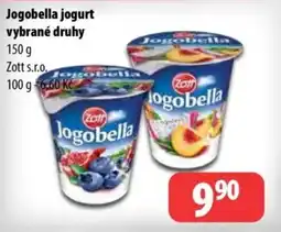 Partner Maloobchodní síť ZOTT Jogobella jogurt vybrané druhy nabídka