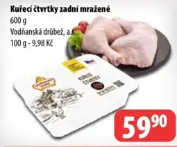 Partner Maloobchodní síť Kuřecí čtvrtky zadní mražené nabídka