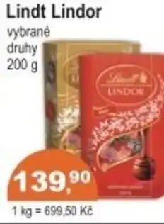 Coop Lindt Lindor nabídka