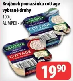 Partner Maloobchodní síť KRAJÁNEK Pomazánka cottage vybrané druhy nabídka