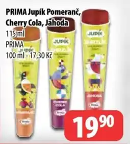 Partner Maloobchodní síť PRIMA Jupík pomeranč, cherry cola, jahoda nabídka