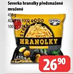 Partner Maloobchodní síť SEVERKA Hranolky předsmažené mražené nabídka