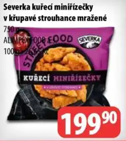 Partner Maloobchodní síť SEVERKA Kuřecí miniřízečky v křupavé strouhance mražené nabídka