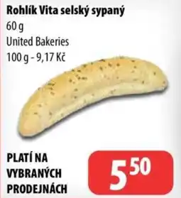 Partner Maloobchodní síť Rohlík Vita selský sypaný nabídka