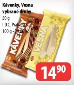 Partner Maloobchodní síť Kávenky, vesna vybrané druhy nabídka