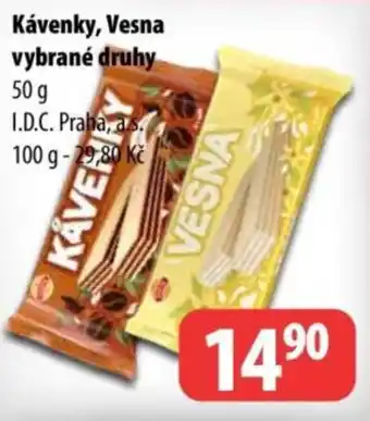 Partner Maloobchodní síť Kávenky, vesna vybrané druhy nabídka