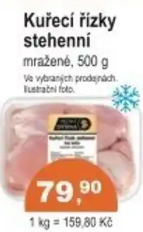Coop Kuřecí řízky stehenní nabídka
