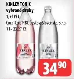 Partner Maloobchodní síť KINLEY Tonic vybrané druhy nabídka