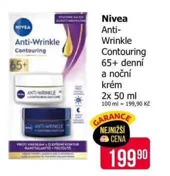 NIVEA Anti- wrinkle contouring 65+ denní a noční krém