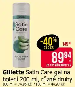 Teta Gillette nabídka