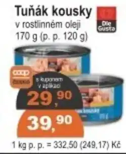 Coop Tuňák kousky v rostlinném oleji nabídka