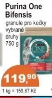 Coop Purina One Bifensis granule pro kočky nabídka