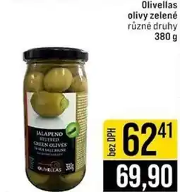 Jip Olivellas olivy zelené nabídka