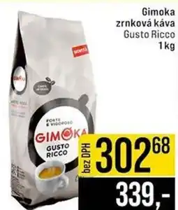 Jip Gimoka zrnková káva Gusto Ricco nabídka