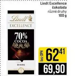 Jip Lindt Excellence čokoláda nabídka