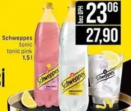 Jip Schweppes tonic nabídka