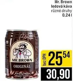 Jip Mr. Brown ledová káva nabídka