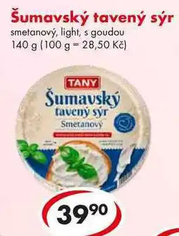 CBA Šumavský tavený sýr nabídka