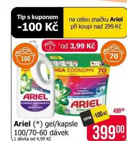 Teta Ariel gel/kapsle 100/70-60 dávek nabídka