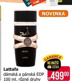 Teta Lattafa dámská a pánská EDP nabídka
