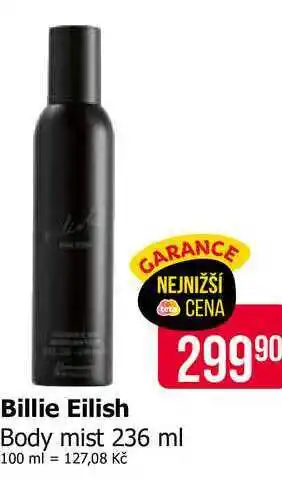 Teta Billie Eilish Body mist nabídka