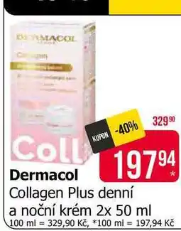 Teta Dermacol Collagen Plus denní a noční krém nabídka