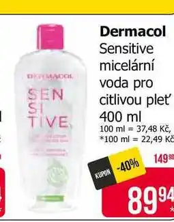 Teta Dermacol Sensitive micelární voda pro citlivou pleť nabídka