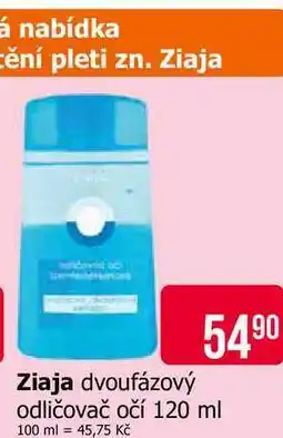 Teta Ziaja dvoufázový odličovač očí nabídka