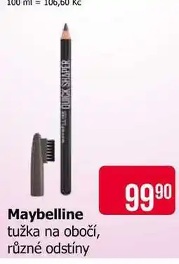 Teta Maybelline tužka na obočí, různé odstíny nabídka