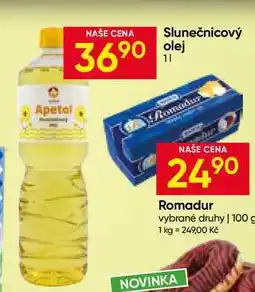 Hruška Apetol Slunečnicový olej nabídka