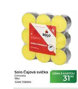 Tamda Foods Solo Čajová svíčka Citronela 18ks nabídka