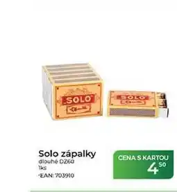 Tamda Foods Solo zápalky dlouhé CZ60 1ks nabídka